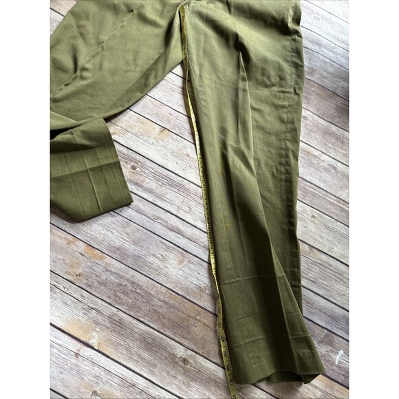 VINTAGE Boy Scouts Pants Youth 27 Green 1950s 50s Zip Fly Flap Pockets Lot of 2 - Picture 10 of 11